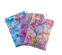 DOITOOL 100piezas Bolsas de Hilo para Obsequio Bolsa Cordón de Almacenamiento para Envolver Dulces y Golosinas Navideñas para Fiestas y Celebraciones Color Aleatorio Estilo Aleatorio