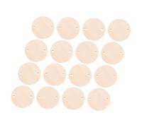 DOITOOL 100piezas Etiquetas De Madera Redondas Etiquetas De Bricolaje Para Manualidades Letrero De Madera Recortes De De Para Listas y Decoración De