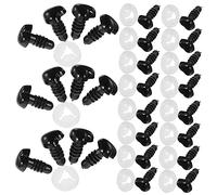 DOITOOL 100Piezas Narices de Seguridad Muñecos de Peluche Uds Accesorios DIY Narices de Manualidades y Decoraciones de Halloween