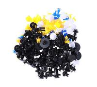 DOITOOL 100piezas Remaches De Nailon Para Parachoques De Coche Chinchetas De Sujeción Para Automóviles Clips Para Automóviles Sujetadores Presión