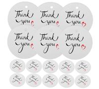 DOITOOL 100piezas Tarjetas De Agradecimiento Redondas Etiquetas Decorativas Para Regalos Bodas Cumpleaños Tarjetas De Obsequio Diy Exquisitas