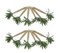 DOITOOL 10piezas Paisaje Vegetal Miniatura Palmeras de Imitación Pequeñas Decoración de Cocoteros Artificiales Palmeras Tropicales Simuladas para Modelismo Ferroviario Micropaisaje de Jard