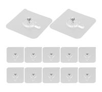 DOITOOL 12 Pegatinas Invisibles sin Rastro para Colgar Cuadros sin Perforar Adhesivas y Duraderas 6 MM Expuestas Kit sin Taladro para Paredes de Cemento Madera y Puertas Uso en