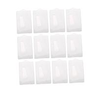 DOITOOL 12 Piezas Fundas Protectoras para Tarjetas ID Transparentes Mate Plásticos Resistentes para Tarjetas de Autobús y Banco Organizador Ligero y Práctico