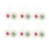 DOITOOL 12 Piezas Mantos para Lámpara de Gas Doble Cabeza Cubierta para Mecha de Linterna de Queroseno Resistente al Fuego Ligero y Fácil de Instalar para Camping y Senderismo