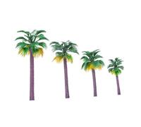 DOITOOL 12 Piezas Modelo Árboles Miniatura Palma Plástico Diferentes para Paisaje Escenario DIY Decoración Verde para Maquetas y Micro Paisajes