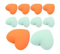 DOITOOL 12 Piezas Tapones de Agujas de Tejer de Silicona Forma de Corazón, Ajuste Ceñido y Fácil Limpieza para Proyectos DIY y Bufandas en San Valentín