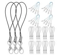 DOITOOL 120 Piezas de Cordón para Teléfono Celular Cierre de Langosta, Accesorio Versátil de Poliéster y Hierro para Manualidades y Aventuras al Aire Libre