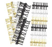 DOITOOL 12pcs Números Romanos para Reloj De Pared Reloj De Bricolaje Accesorios DIY 2.3cm Resistente y Duradero