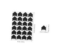 DOITOOL 15 Hojas Esquinas Adhesivas para Fotos Autoadhesivas Vintage Unidades para Álbumes Scrapbooking Montaje Fácil y Adhesión Duradera