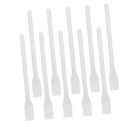 DOITOOL 15 Piezas paleta de plastico flexible palos Herramienta de artesanía palitos aplicadores de pegamento mini espátula para cosmética espátula de cara el plastico Reutilizable