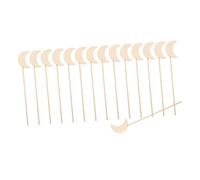 DOITOOL 15 varitas de hadas sin terminar para manualidades, bordes lisos para un uso seguro para colorear pintura y juego imaginativo para fiestas de cosplay y accesorios de fotos
