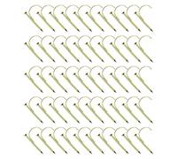 DOITOOL 150 Abrazaderas de Acero para Tubos de 1/2 Clavo de Gancho en J Soporte Rígido para Tuberías Clips de Montaje Resistentes para Plomería y Construcción Paquete de 150 Unidades