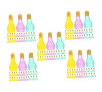 DOITOOL 150 Piezas Miniature Resin Bulb DIY Supply Fluorescent Bulb Model Charms For Craft Decorations