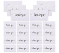 DOITOOL 150 Piezas Paquete de Papel Personalizables de Tarjetas de Agradecimiento Elegantes Sobres, Cantidad Suficiente y Diseño Delicado para Salones de Uñas y Panaderías