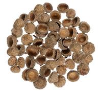 DOITOOL 150 tapas de bellota naturales para manualidades (1-2,5 cm), adornos de concha de bellota seca para rellenar jarrones, para otoño, Navidad, Acción de Gracias, decoración del hogar.