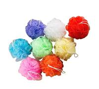 DOITOOL 16 Piezas esponja de lufa esponjas de baño para mujer accesorios de baño balanzas gramos depurador de cuerpo bola de redes de malla Bola de baño flor de baño