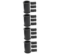 DOITOOL 16 Piezas Lavadora de Caucho Partes Soportes para micrófono Medium Protector Soporte de cámara lavadoras Junta de Goma del micrófono de grabación Manga de Goma del micrófono Hilo