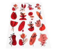DOITOOL 1hoja Clay Transfer Decal Paper For Polymer Cold Printing DIY Earrings Sticker Design Transfer Sheets