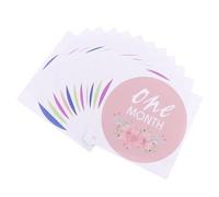 DOITOOL 1juego Calcomanías Mensuales para Bebés Stickers De Crecimiento Accesorios Fotográficos para Recién Nacidos Recuerdos Memorables para Compartir Redes Sociales
