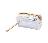 DOITOOL 1pieza Neceser De Maquillaje para Viaje Bolsa Cosmética Portátil Asa Organizador Práctico para Cosméticos y Accesorios para Mujeres