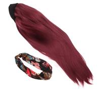 DOITOOL 1pieza Peluca Sintética Recta Para Mujeres Con Hijab Accesorios De Decoración Para Fiesta Cosplay y Uso Diario