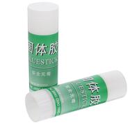 DOITOOL 2 Barras de Pegamento Sólido de Color Claro para Estudiantes, Adhesivo Compacto y Ligero que Seca Blanco, Adecuado para Oficina y Manualidades Escolares