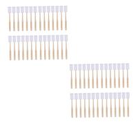 DOITOOL 2 Cajas De 30 Uds Embarazada Algodón Diente Cepillo De Dientes Bebé Bebé Limpieza Hilo Dental Lengua Gasa Blanca Dental Herramientas Desechables Limpiador Cepillos De