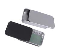 DOITOOL 2 Cajas para Pájaros Pequeños Tapa Deslizante, Caja de Acero Inoxidable Resistente a Mordeduras, Portacomida Portátil para Entrenamiento al Aire Libre