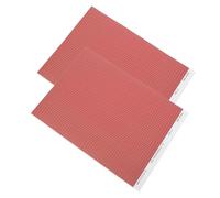 DOITOOL 2 Hojas de Tejas Adhesivas para Casa de Muñecas en Miniatura, Material de Papel Marrón Autoadhesivo Fácil de Aplicar para Proyectos Arquitectónicos