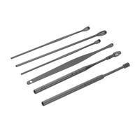 DOITOOL 2 Juegos de Palillos de Oído de Acero Inoxidable Diseño Espiral, Kit de Limpieza de Cerumen para Uso Doméstico, Incluye 6 Piezas y Bolsa de Almacenamiento Negra, Herramienta