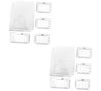 DOITOOL 2 Juegos De Plantillas para Tarjetas De Felicitación Regla para Dibujar Regla para Ayudar En Bodas Regla para Papelería Regla para Dibujar Regla para Arquitecto Plantilla