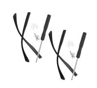 DOITOOL 2 Kit de Reparación de Gafas Patillas Tornillos Almohadillas y Destornilladores para de Anteojos para Actualizar y Reemplazar Patillas de Gafas