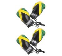 DOITOOL 2 Pares Adorno Navideño de Guante de Boxeo Realista de 10cm en PVC para Decoración Festiva y Exhibición en Vitrinas como Recuerdo Único