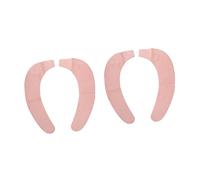 DOITOOL 2 Pares De Alfombrillas De Felpa Cálidas Con Cubierta Autoadhesiva Alfombrillas De Invierno Alargadas Cojines De Baño Comunes Para El Hogar Cojín Asiento Taburete