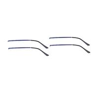 DOITOOL 2 Pares Espectáculo Piernas Pulseras Kit Marco Botones A Presión De Metal Gafas Pierna Reemplazo De Anteojos Templo Reemplazo De Anteojos Brazo Mujer Pulsera De Plástico