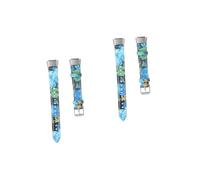 DOITOOL 2 Piezas accesorios de reloj de piel de vaca Pulsera correas de reloj de cuero para hombres a derma cinturones de mujer fajas para mujeres ver correa de repuesto mirar cinturón