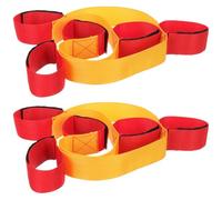 DOITOOL 2 Piezas Bandas Colegas Cuerdas Patas Poliéster Engrosadas Fáciles de Limpiar para Adultos, Juegos al Aire Libre E Interacción Padre-hijo