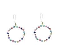 DOITOOL 2 Piezas Cadena De Teléfono Móvil De Ojo De Equipo Encanto Agarre Rosario Cadena De Teléfono De Ojos Malvados Correa De Muñeca Para Teléfono Con Cuentas Acrílico