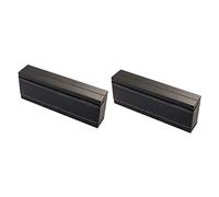 DOITOOL 2 Piezas Caja De La Pluma Caja De Almacenamiento De La Pluma Estilográfica Embalaje De Bolígrafo Estuche De La Pluma De La Fuente Largo Bolígrafo De Visualización De Casos Negro PU