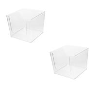 DOITOOL 2 Piezas Caja Organizadora Transparente Libros y Escritorio y Aula Almacenamiento y Práctico sin Desorden Espacio