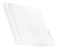 DOITOOL 2 Piezas Caja Organizadora Transparente para Documentos A4 de Pp, Resistente y Fácil de Abrir, Adecuado para Oficina y Archivo de Contratos y Papeles