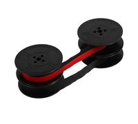 DOITOOL 2 Piezas Cinta para Máquina de Escribir Vintage Doble Bobina Rojo y Negro Nylon Compatible con Varias Marcas Fácil de Instalar y Uso Versátil Paquete