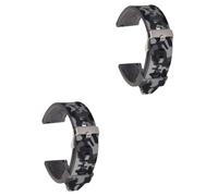 DOITOOL 2 Piezas correa de reemplazo de reloj hombre correa de muñeca para niños señoras relojes correa de reloj correa de silicona reemplazar mirar caso