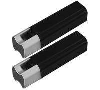 DOITOOL 2 Piezas de Manijas para Persianas de Ventana en Negro, Hechas de Hierro y Plástico, Diseño Moderno para Mejorar Funcionalidad y Evitar Movimientos por Viento