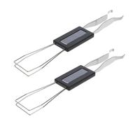 DOITOOL 2 Piezas Extractor de Teclas Mecánico con Mango Duradero para Teclado Ordenador Herramienta para Retirar y Ajustar Keycaps Accesorio Práctico para Mantenimiento y Reparación