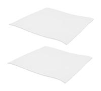 DOITOOL 2 Piezas Fish Tank Mat EVA Thick Non-Slip Cushioning Pad For Aquarium and Terrarium Bottom Support Vibration Absorption Noise Reduction Easy Cleaning