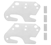 DOITOOL 2 Piezas Gancho Mejorada Plata para Cama Inoxidable Riel de de Acero Protección y Seguridad en Elegantes de Madera para Uso Familiar Interiores