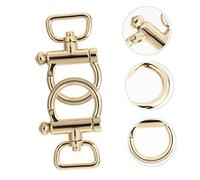 DOITOOL 2 piezas Hebillas Metálicas para Correa de Hombro de Bolso Accesorios Resistentes para Cinturones y Cierres de Bolsos Diseño Clásico Color Dorado y Reemplazo Durable