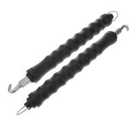 DOITOOL 2 piezas Herramienta de Atado para Alambre de Varilla Gancho Curvado Negro Semiautomática Antideslizante y Resistente para Construcción y Cercas